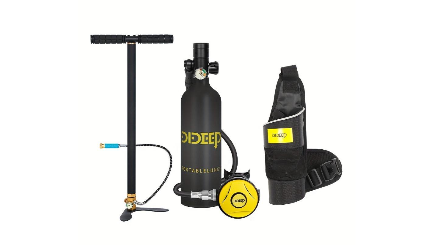 NNEOBA Diving Oxygen Cylinder with Manual Inflator