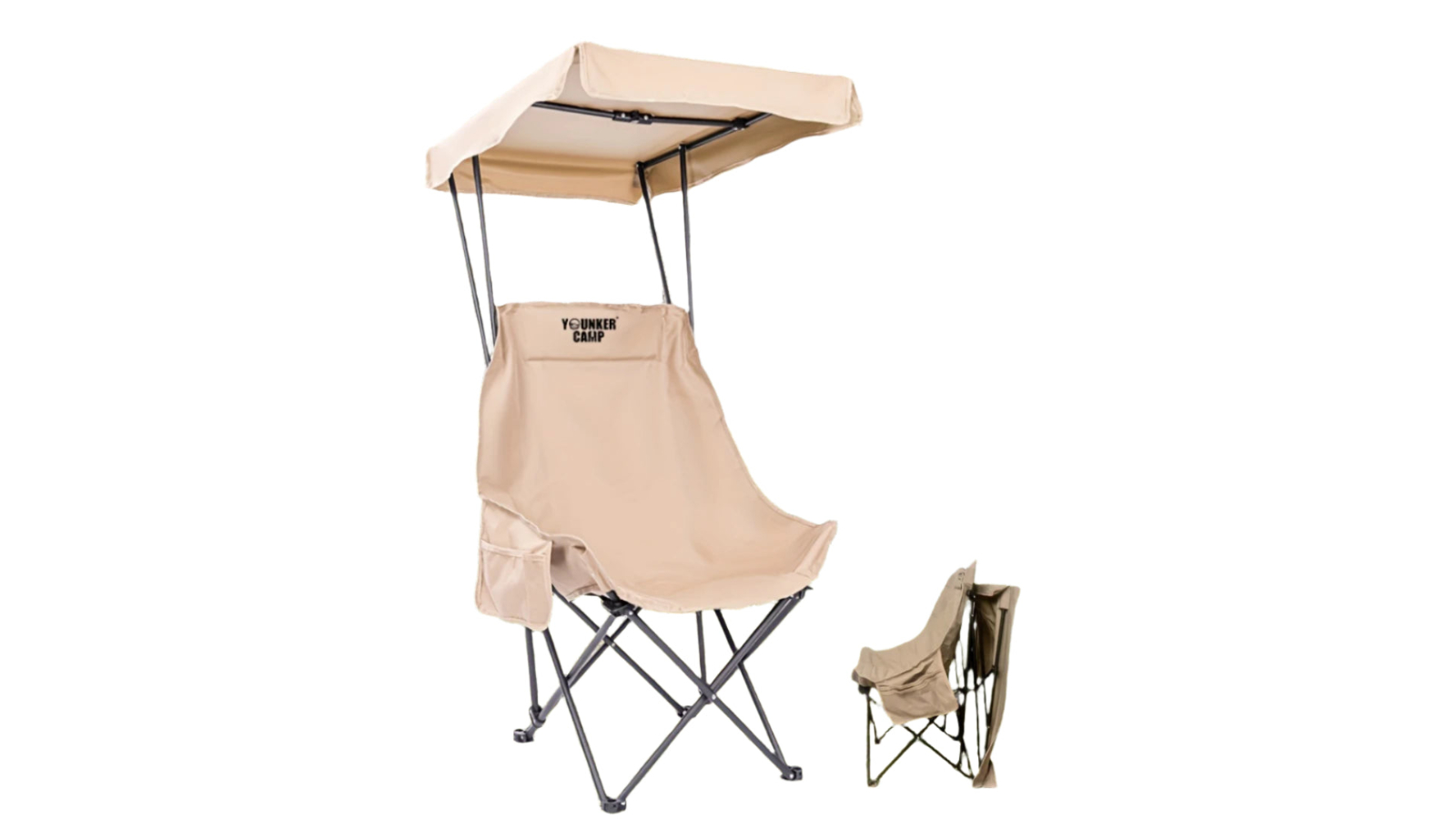 NNETM Foldable Camping Chair with Sunshade
