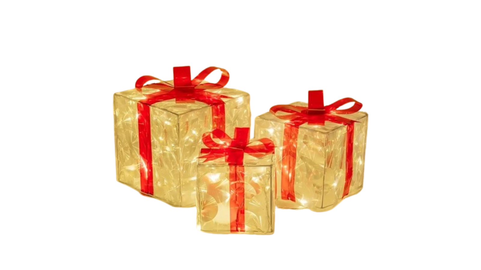 TM Festive LED Christmas Gift Boxes Set
