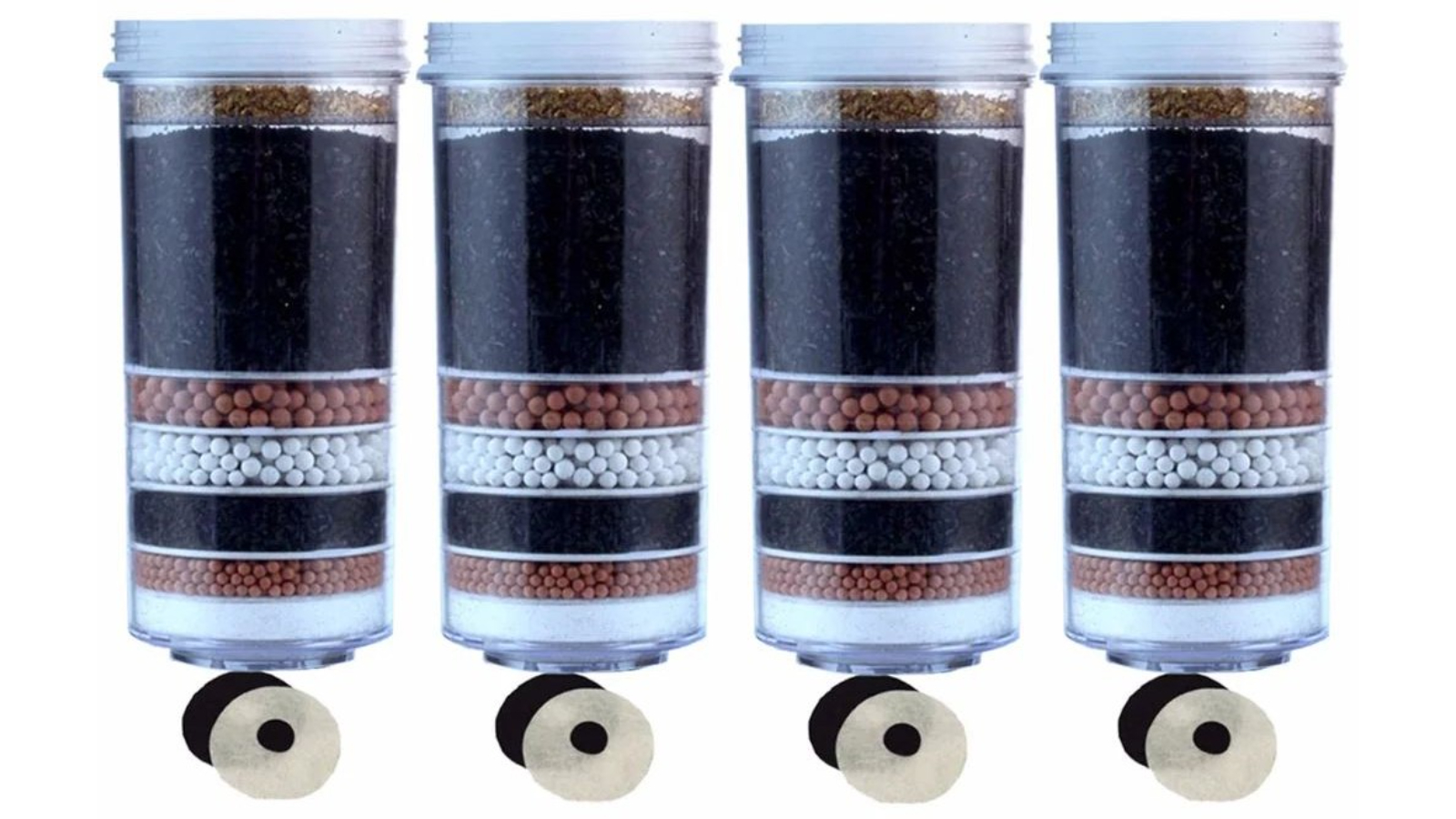 Aimex Water 4 Piece 8-Stage Filter with Activated Charcoal and KDF