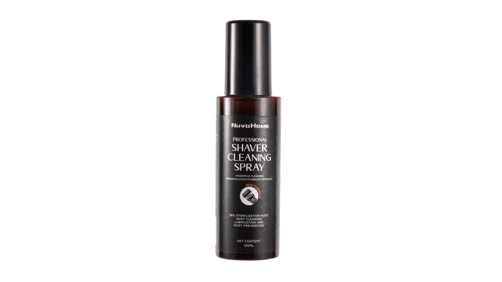 NuvoHome 120ml Shaver Cleaner and Sanitiser Spray