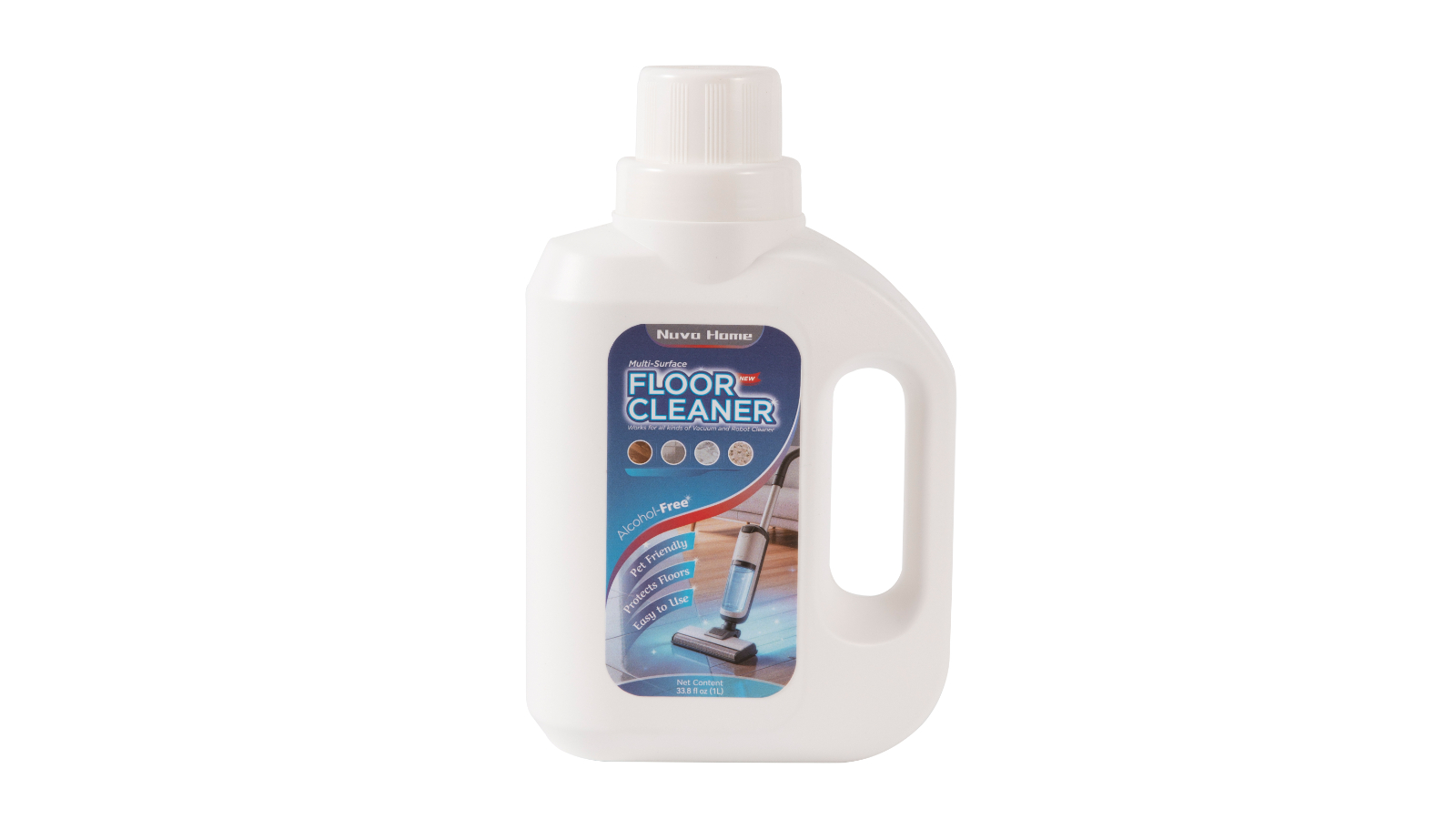 NuvoHome 1L Organic Multi-Surface Floor Cleaning Solution