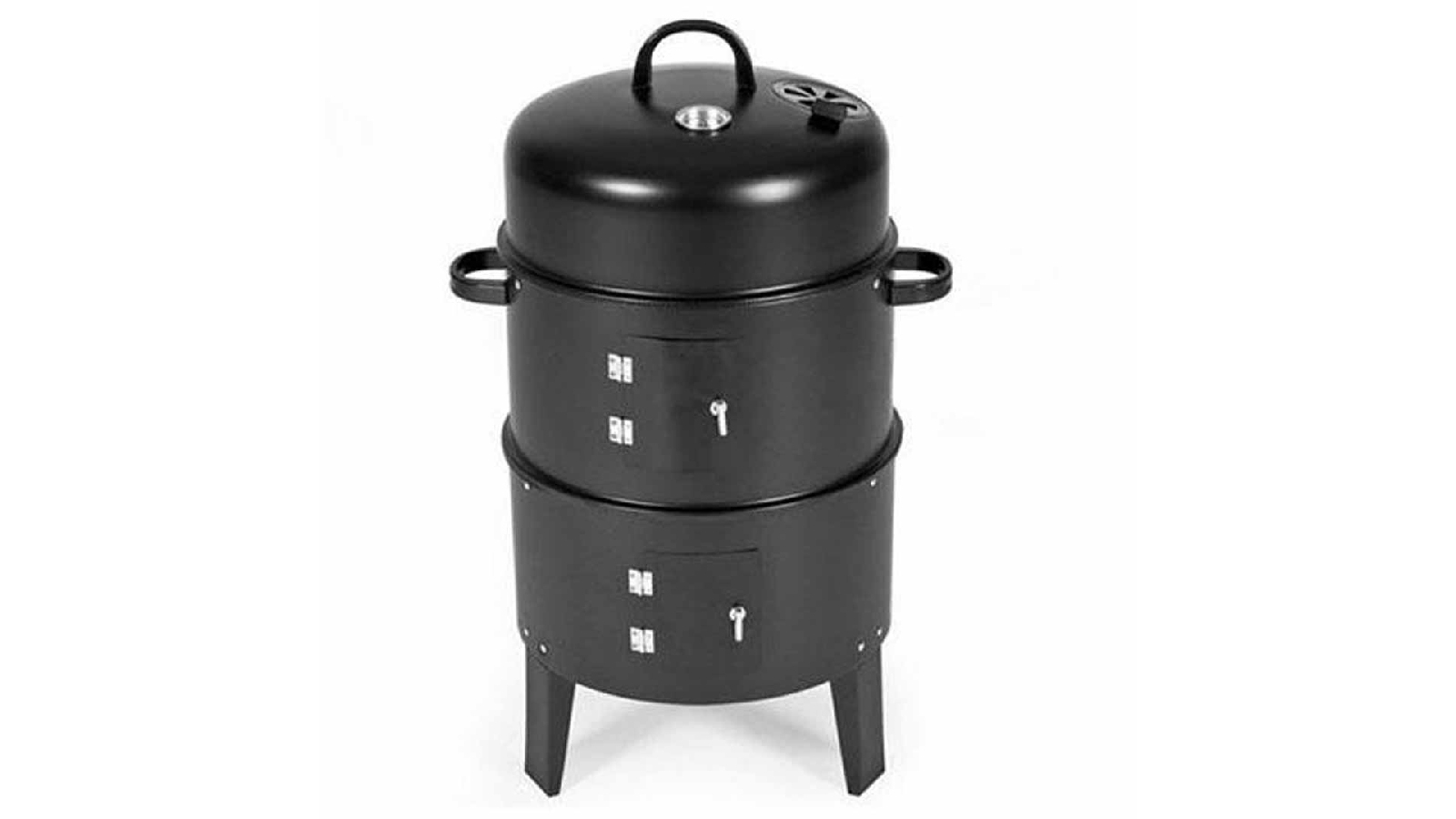 Soga 3-in-1 Outdoor Charcoal Grill BBQ and Smoker for Camping