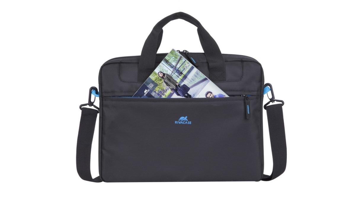 Rivacase 8027 Black Regent II Laptop Bag 14inch Harvey Norman