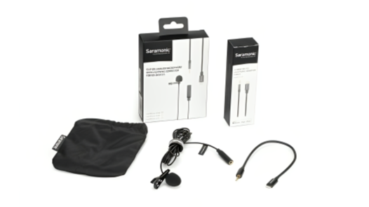 Saramonic LavMicro U1A Lavalier Mic detach Lightning - Black
