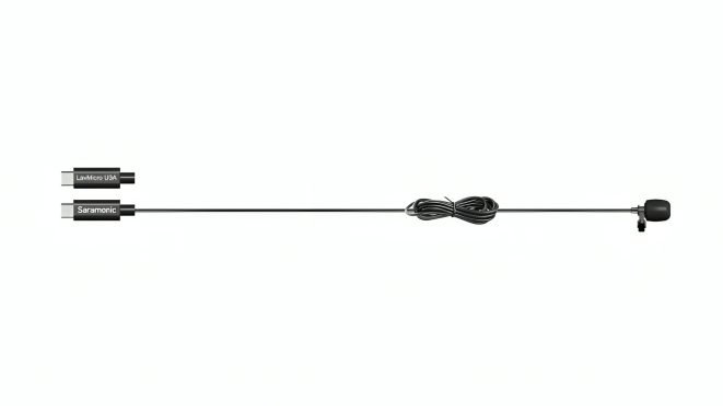 Saramonic LavMicro U3A Digital USB Type-C Lavalier Clip-on Microphone - Black