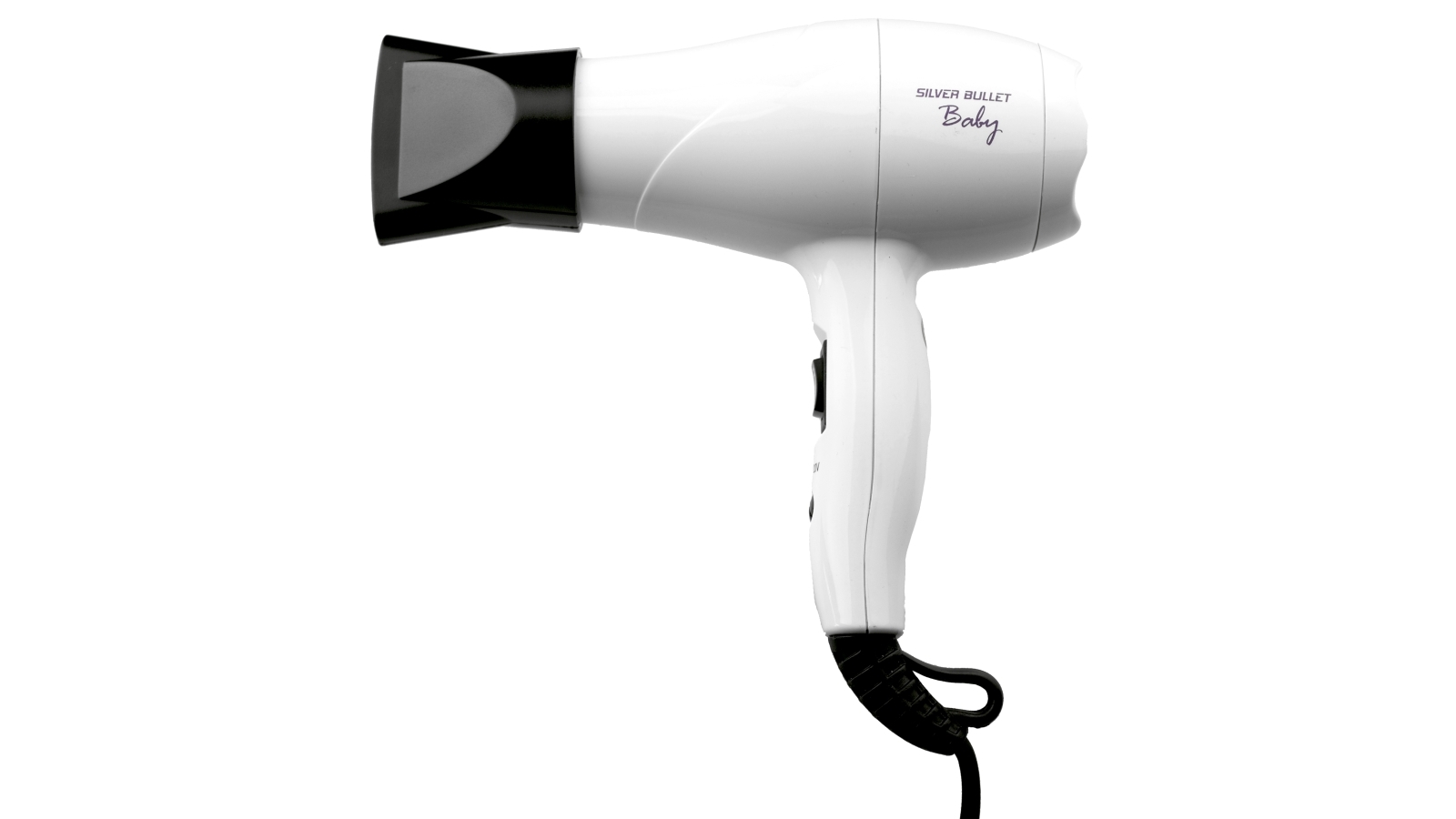 Silver Bullet 1200W Baby Travel Hair Dryer White Harvey Norman