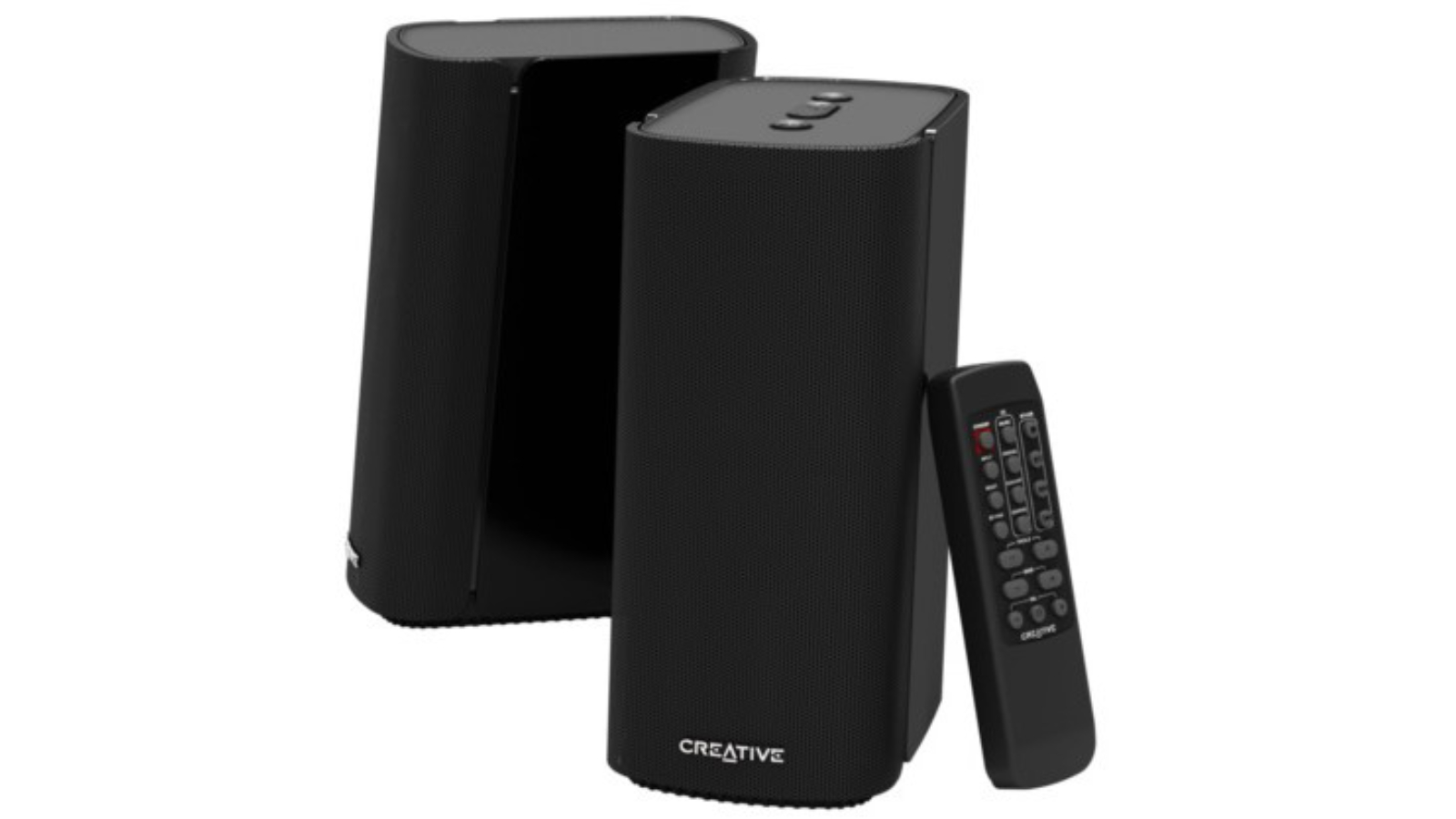 Creative T100 2.0 Compact Hi-Fi Speakers - Black