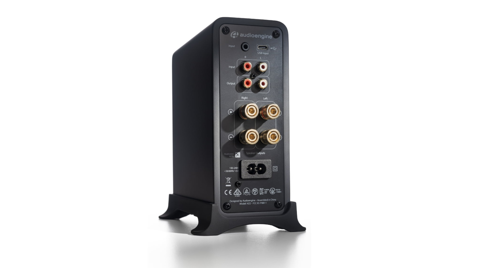 Audioengine N22 Gen2 Desktop Power Amplifier Satin Black Harvey Norman