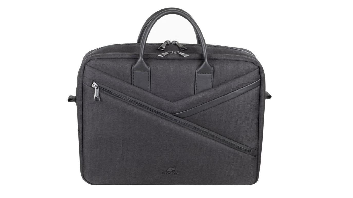 Rivacase 8134 Black Clark Eco Laptop Bag Harvey Norman