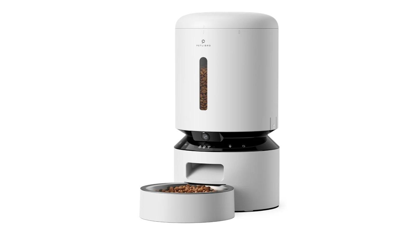 PETLIBRO 5L Granary Camera Smart Feeder Single Tray - White