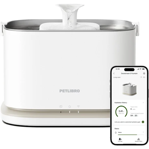 PETLIBRO 3L Dockstream 2 Smart Fountain - lvory