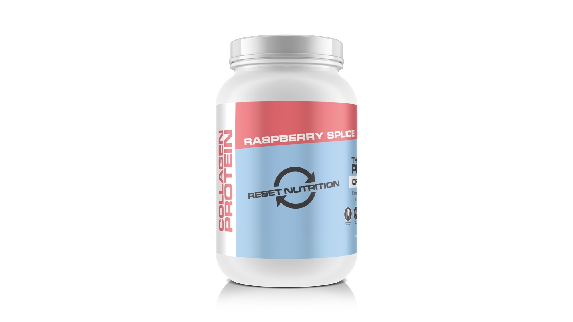 Reset Nutrition Collagen Protein 900g - Raspberry Slice