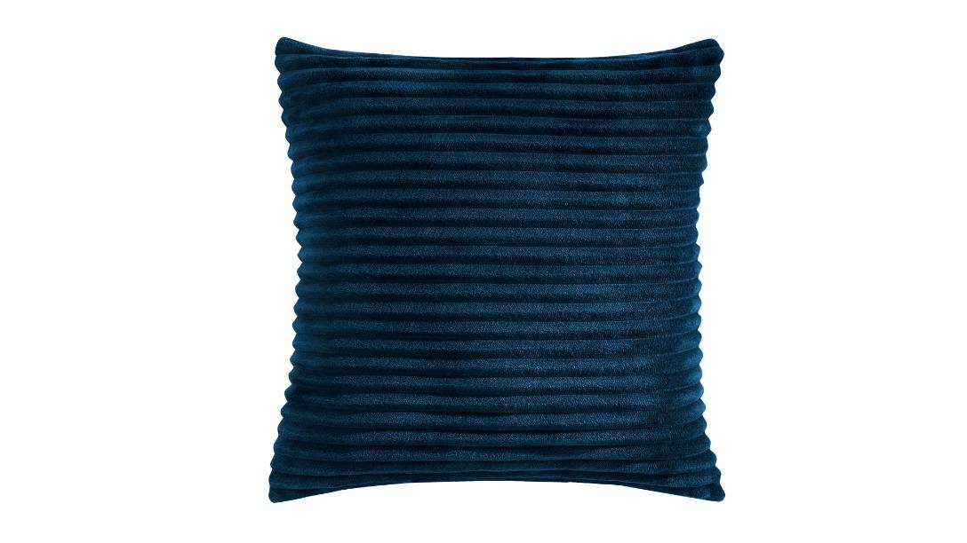 Dreamaker 45 x 45cm Embossed Teddy Fleece Cushion - Teal