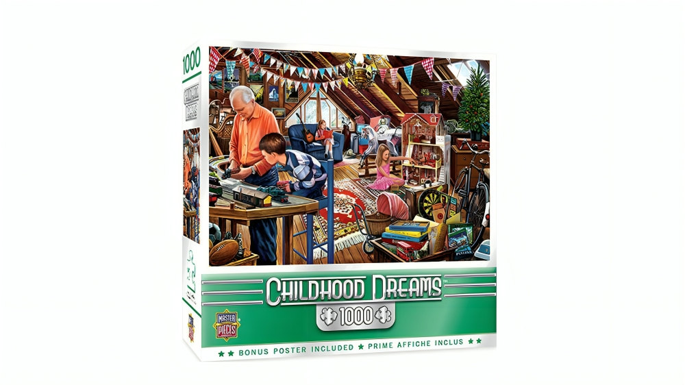 Masterpieces 1000 Piece CD Puzzle - Attic Playtime | Harvey Norman