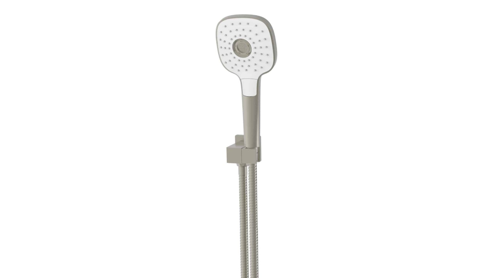 Greens Corban Hand Shower with Wall Outlet Bracket - Brushed Nickel