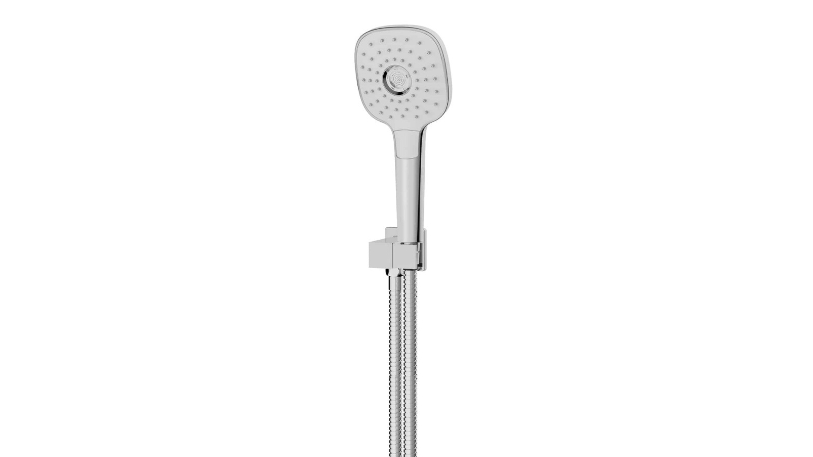 Greens Corban Hand Shower with Wall Outlet Bracket - Chrome