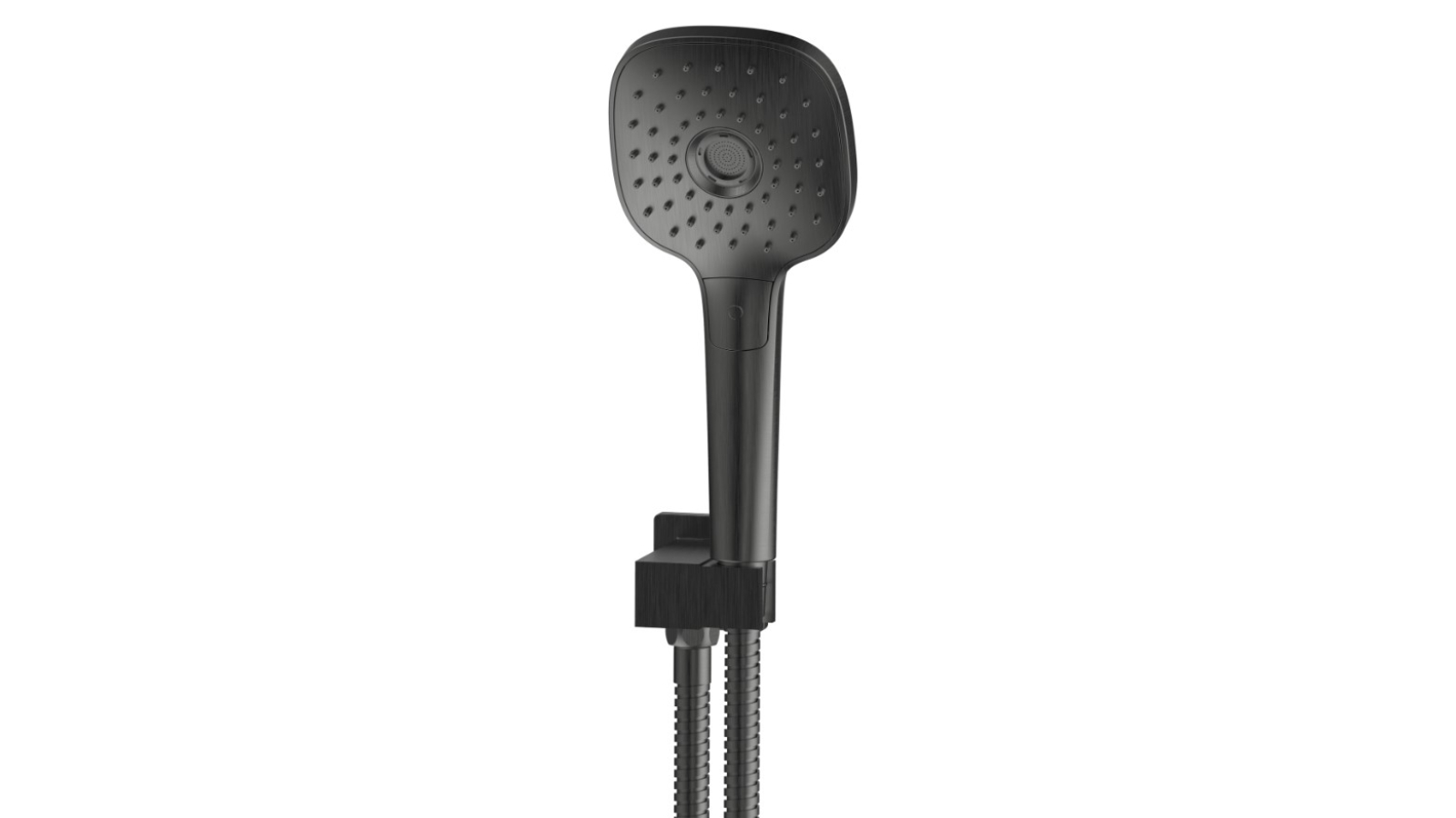 Greens Corban Hand Shower with Wall Outlet Bracket - Gunmetal