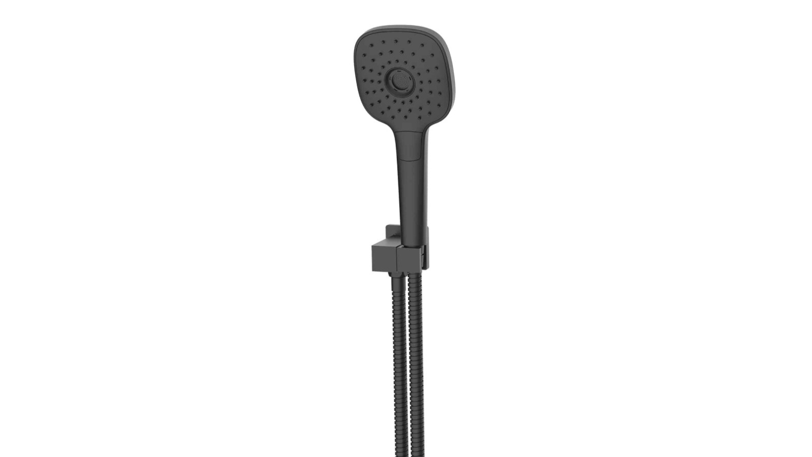 Greens Corban Hand Shower with Wall Outlet Bracket - Matte Black