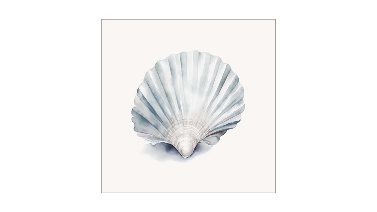 La Grolla Natures Beauty Seashell II Unframed Canvas Wall Art