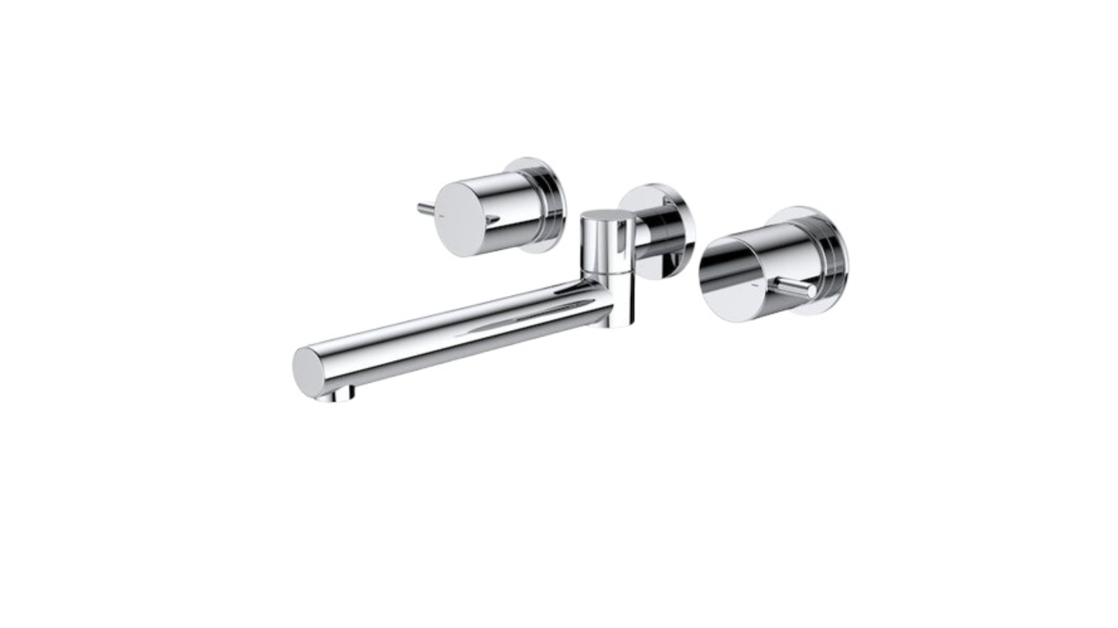 Caroma Luna Lever Laundry Set - Chrome 