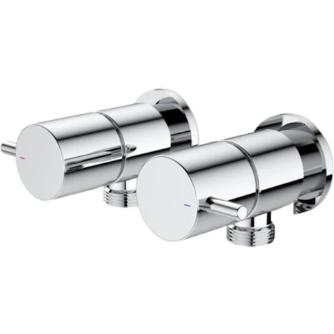 Caroma Luna Lever Washing Machine Set - Chrome