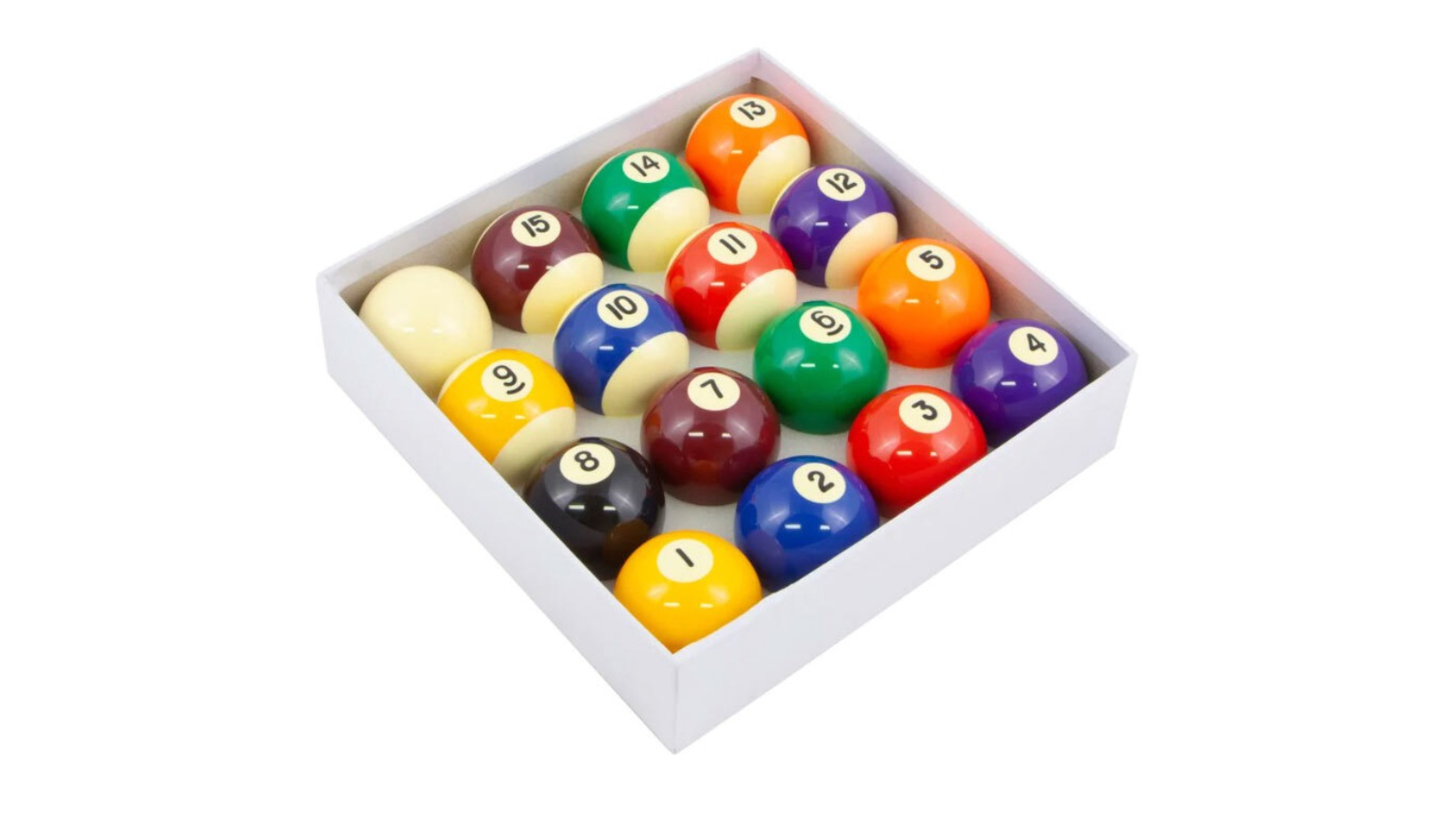 Formula Sports Profesional 1-15 Number Billard Pool Ball Set - Multi-Coloured