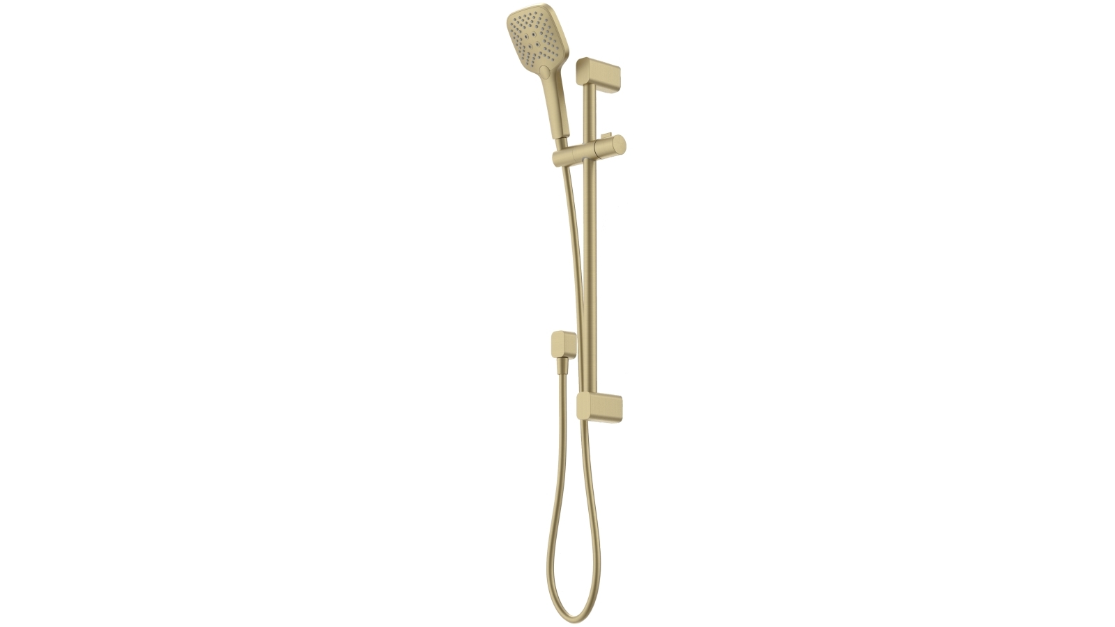 Caroma Luna Multifunction Rail Shower - Brushed Brass