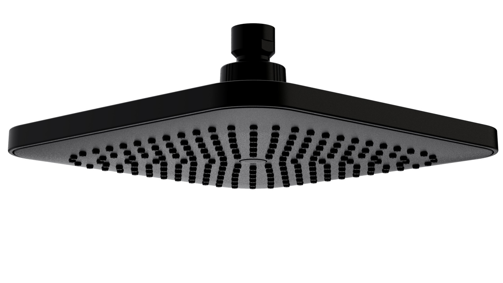 Caroma Luna Overhead Shower Head Black Harvey Norman