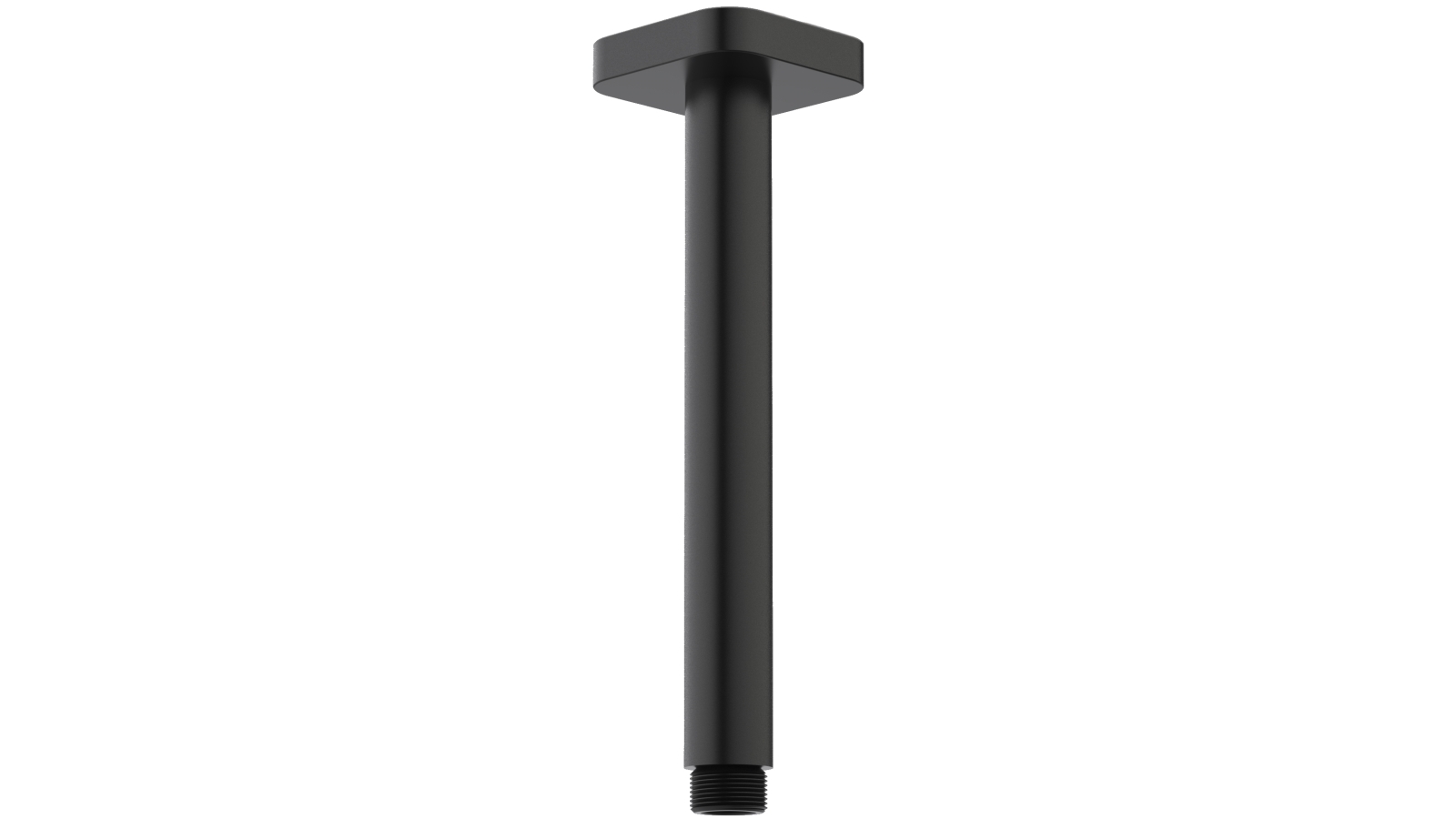 Caroma Luna 210mm Straight Arm Flange - Black