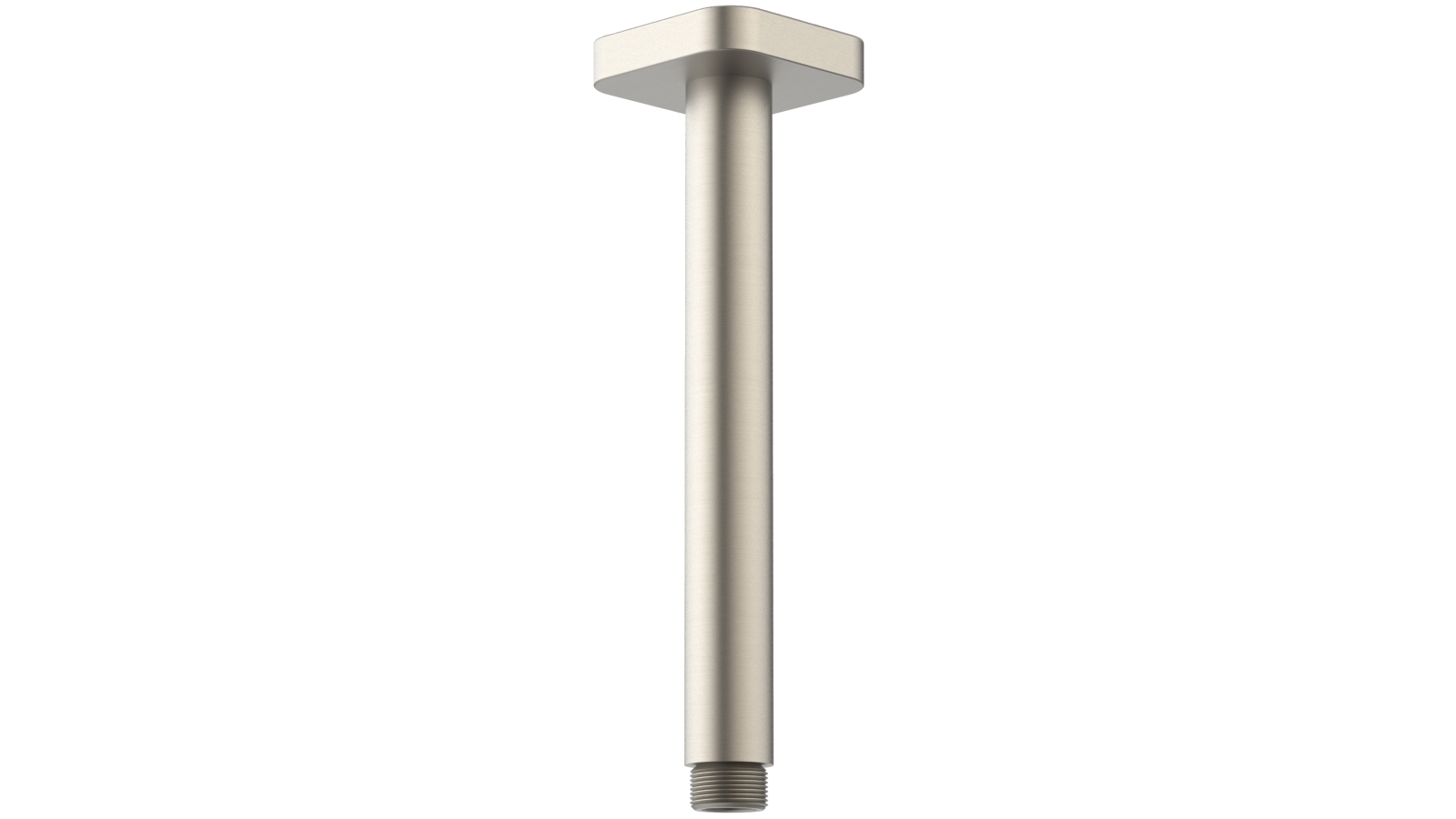 Caroma Luna 210mm Straight Arm Flange - Brushed Nickel