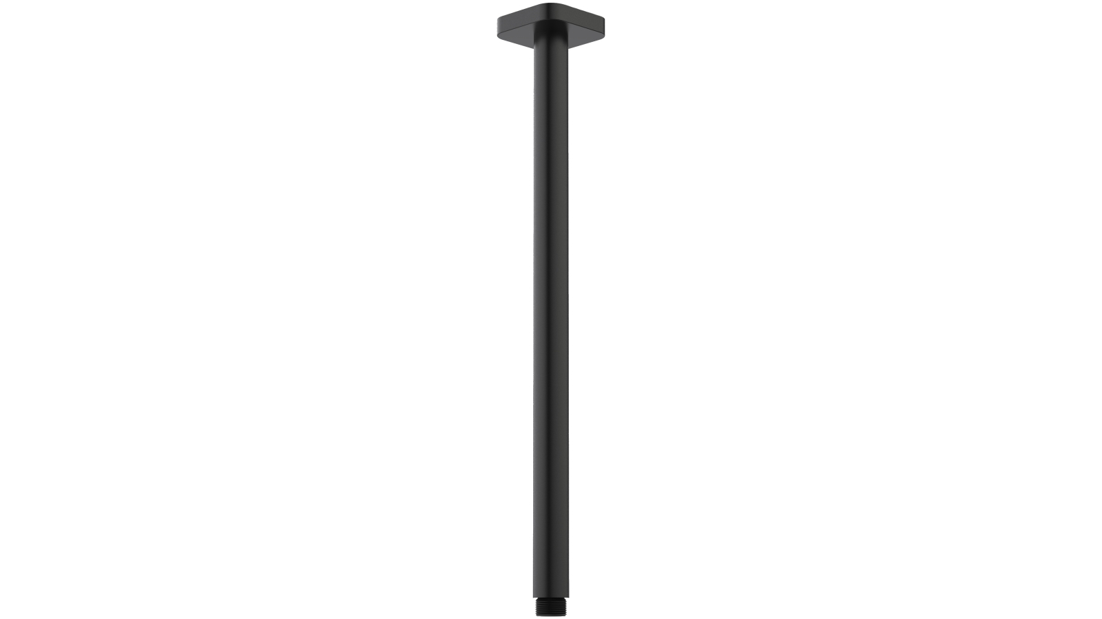 Caroma Luna 410mm Straight Arm Flange - Black