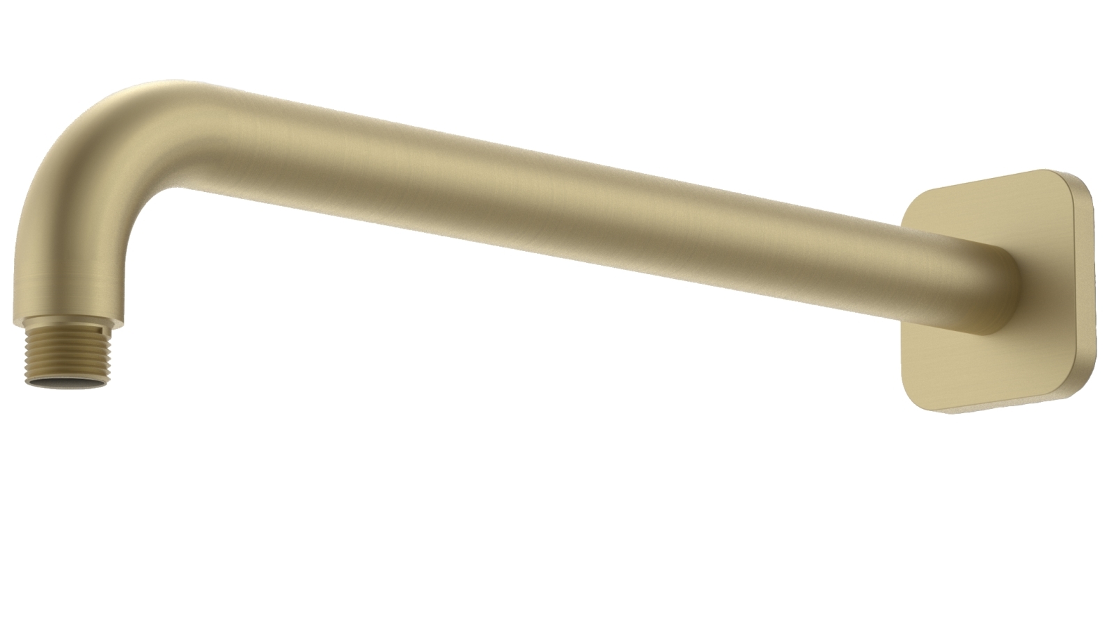 Caroma Luna Right Angle Shower Arm - Brushed Brass