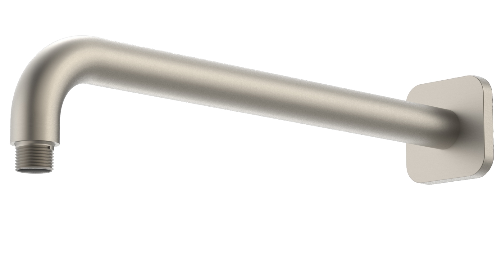 Caroma Luna Right Angle Shower Arm - Brushed Nickel