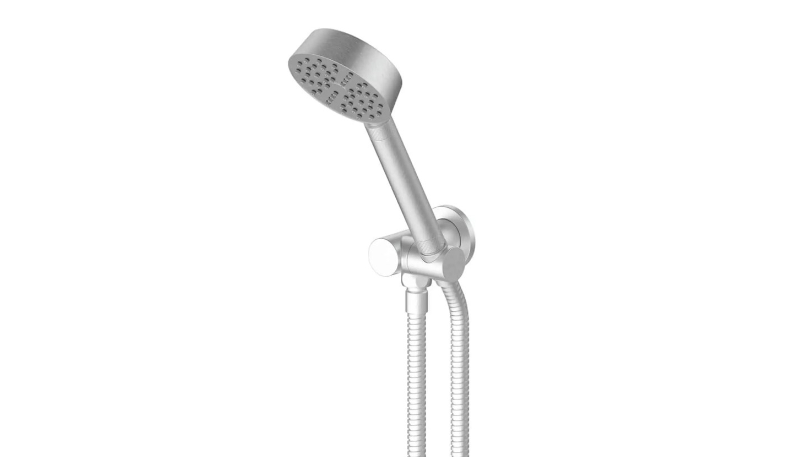 Greens Gisele Hand Shower with Wall Outlet Brackets - Brushed Stainless