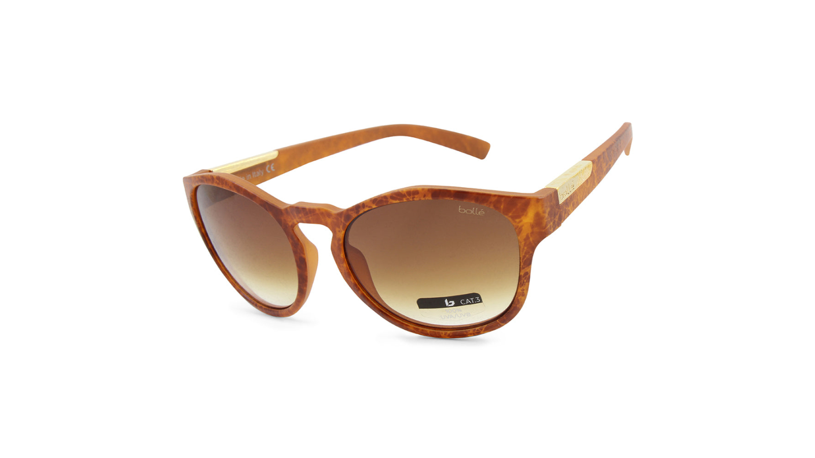 Bolle 12598 Rooke Gradient Women's Designer Sunglass - Matte Amber/Brown