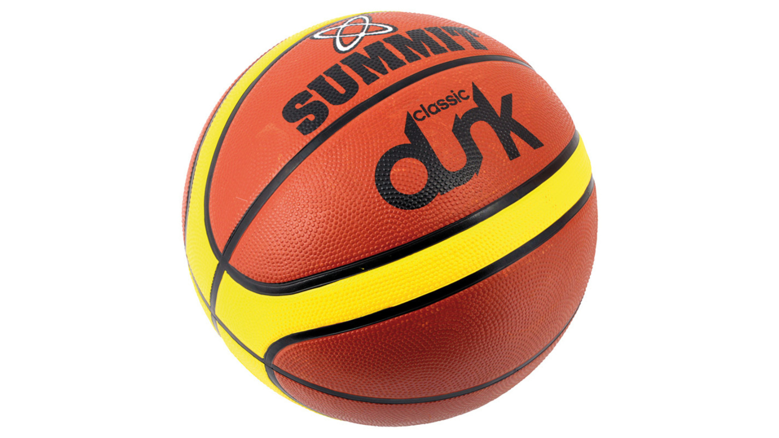 Summit Global Size 3 Classic Dunk Basketball Indoor/Outdoor Game Rubber Ball