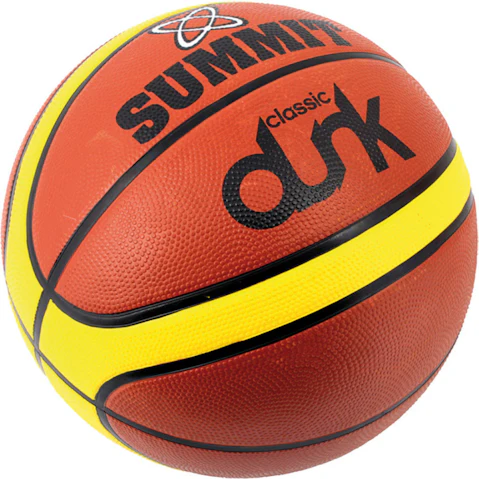 Summit Global Size 3 Classic Dunk Basketball Indoor/Outdoor Game Rubber Ball