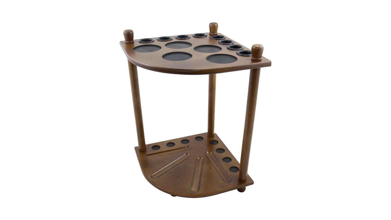 Forumla Sports 8 Billard Snooker Pool Cue Stand Ball Holder - Oak Wood