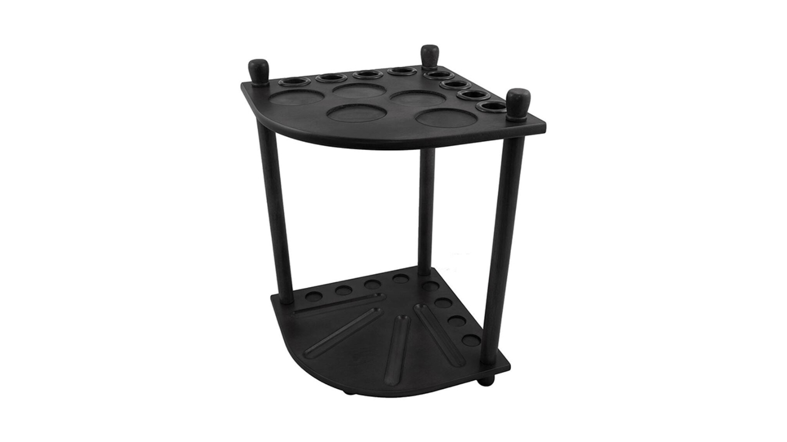Forumla Sports 8 Billard Snooker Pool Cue Stand Ball Holder - Black