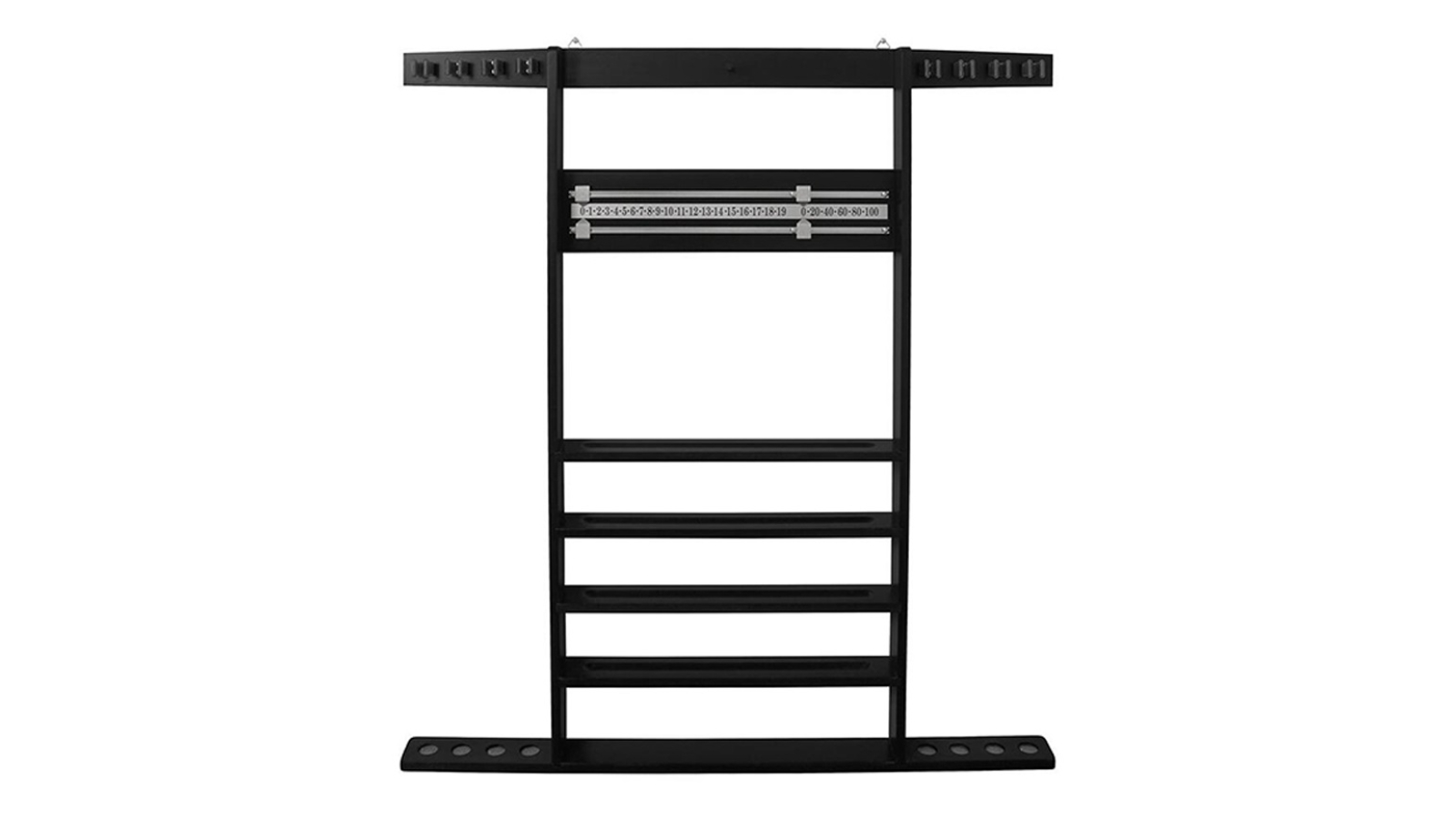 Formula Sports Combi Billard Snooker Pool Wall Mount Cue Rack - Black