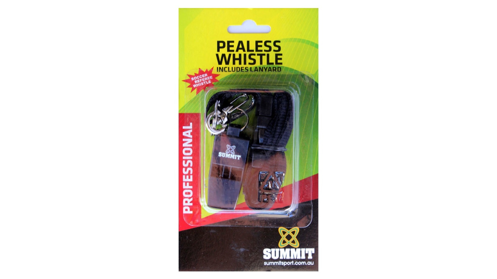 Summit Pealess whistle with Lanyard