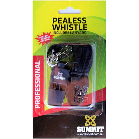 Summit Pealess whistle with Lanyard