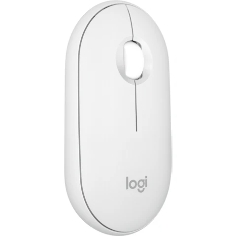 Logitech Pebble Mouse 2 M350s Bluetooth Mouse - Tonal White