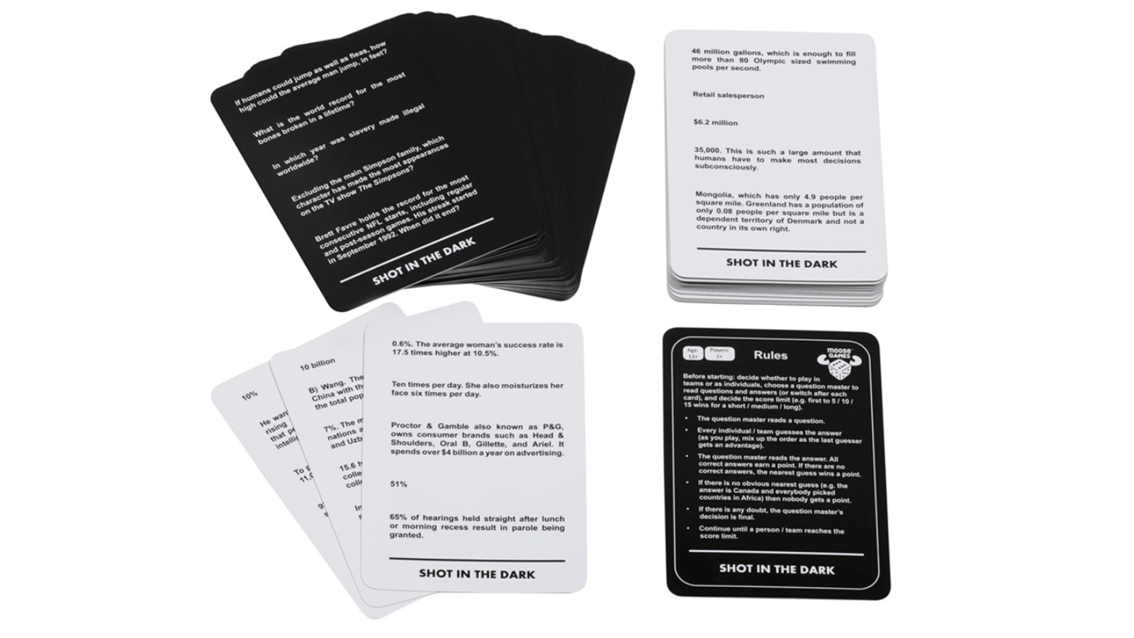 Moose Games Shot in the Dark Card Game 13+ Harvey Norman