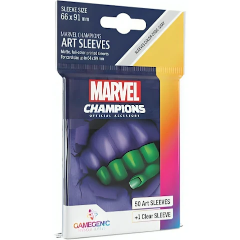 Fantasy Flight Games Pack of 50 Marvel Champions Art Sleeves - She Hulk