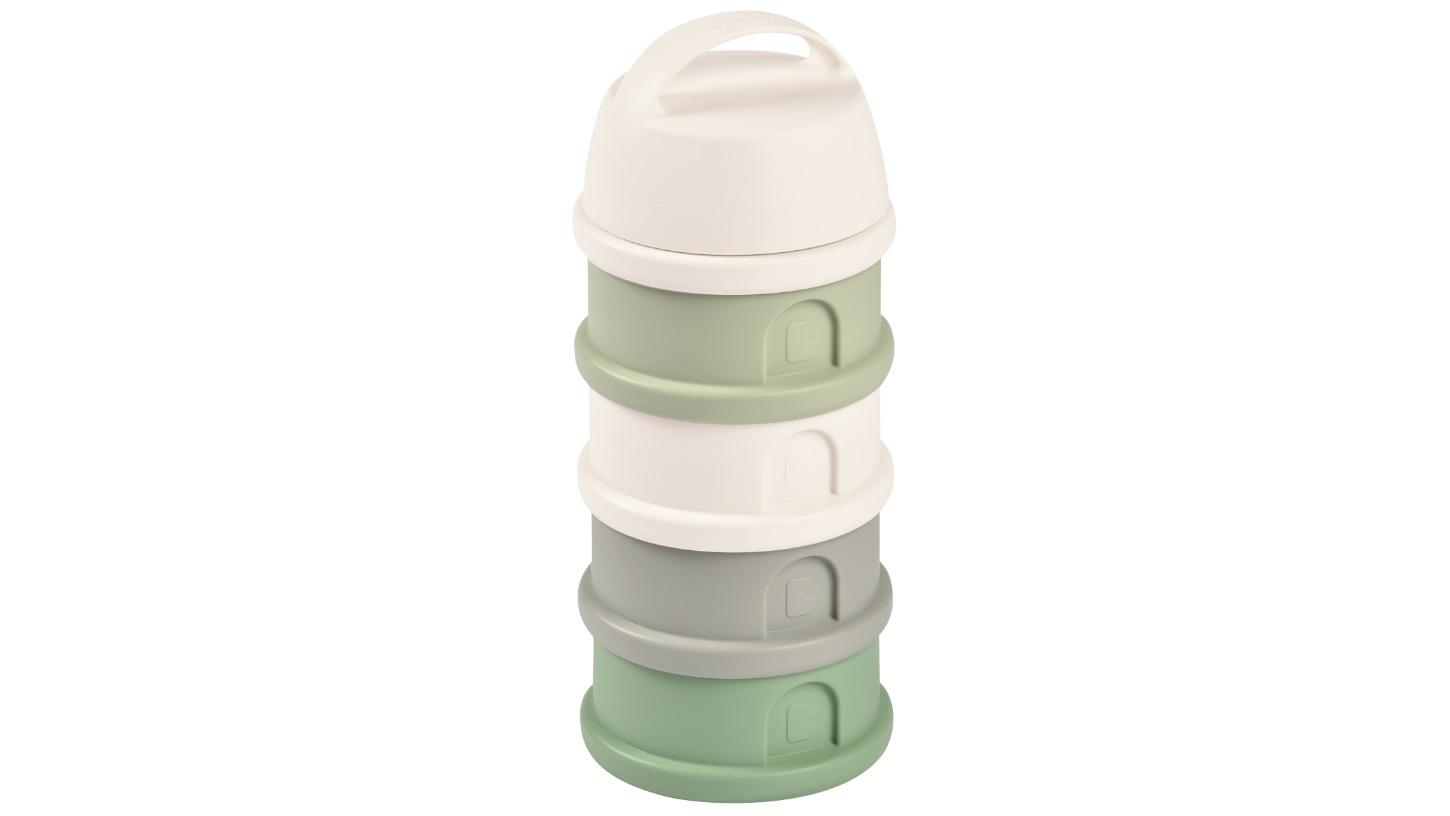 Beaba Formula and Snack Container - White/Green
