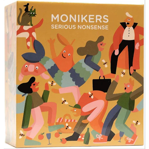 Monikers Serious Nonsense Board Game