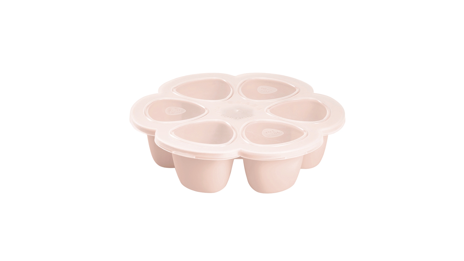 Beaba Silicone Multiportions 90ml - Vintage Pink
