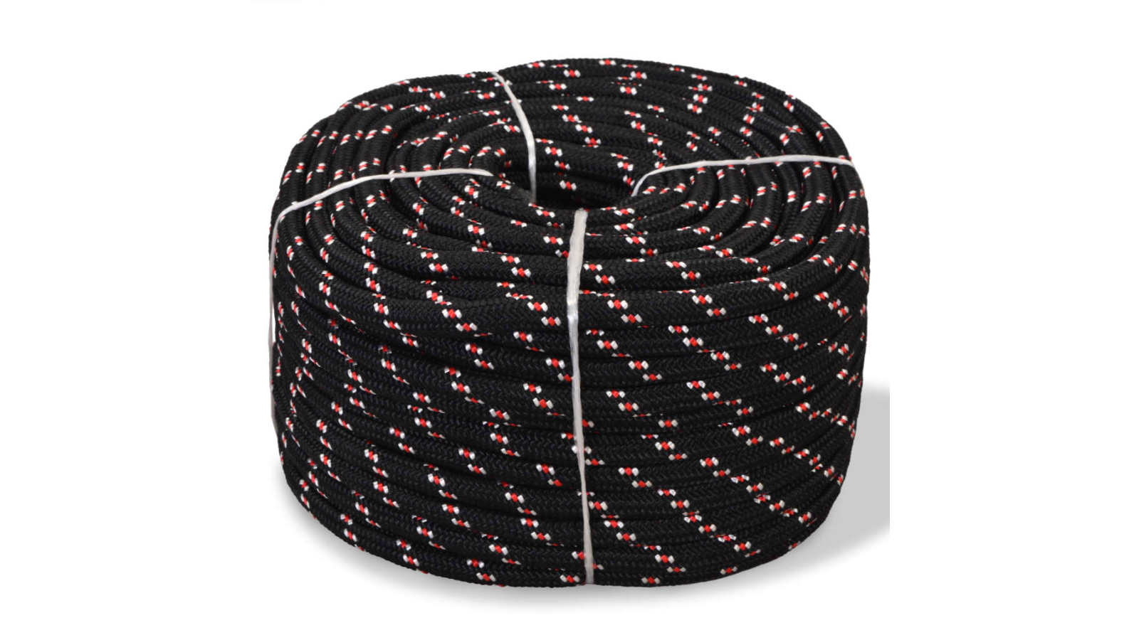 vidaXL Polypropylene 1 x 5cm Marine Rope - Black